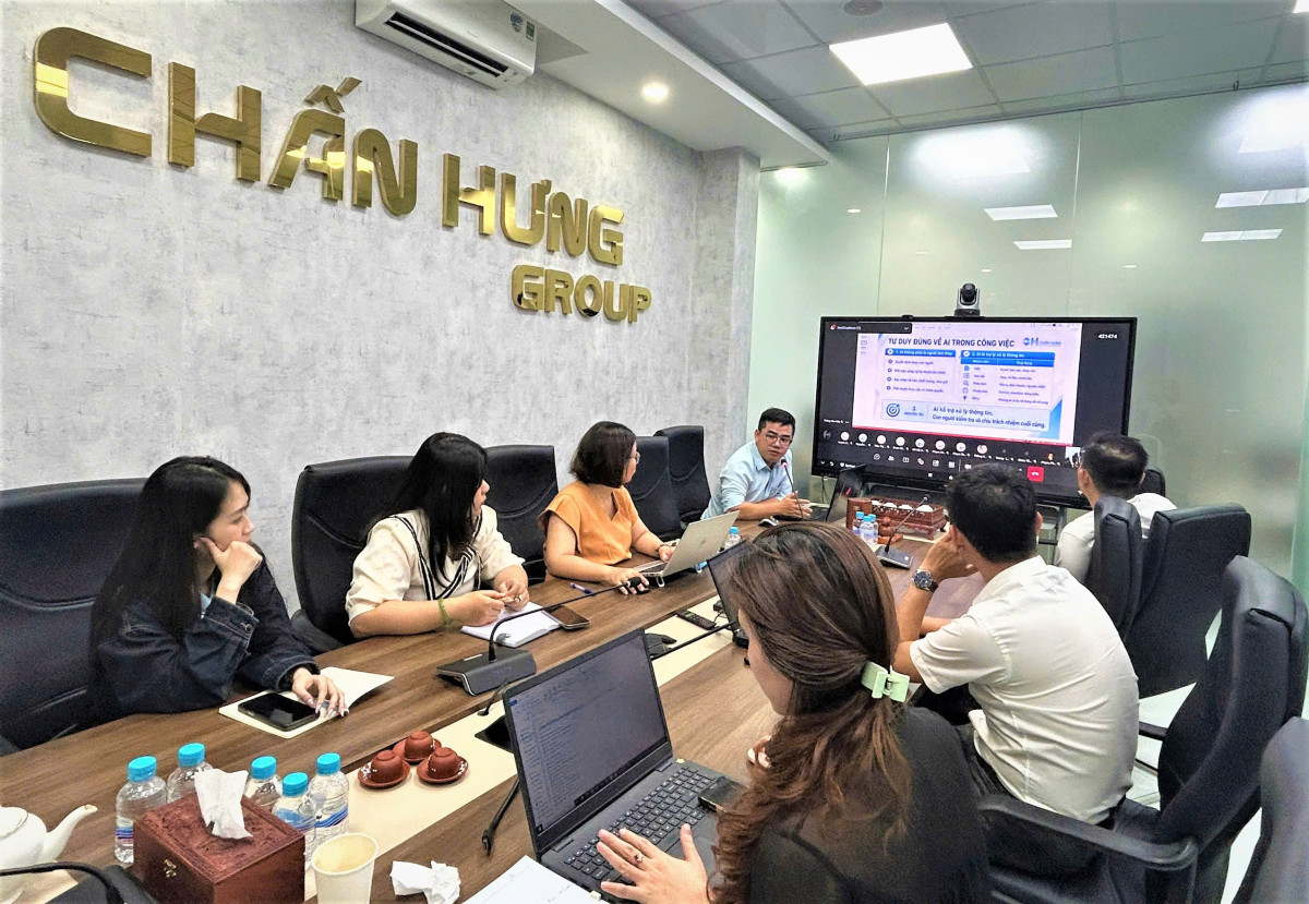 TRIỂN KHAI CHƯƠNG TRÌNH ĐÀO TẠO ỨNG DỤNG AI: TỪ NHẬN THỨC ĐẾN THỰC TIỄN TRONG CÔNG VIỆC