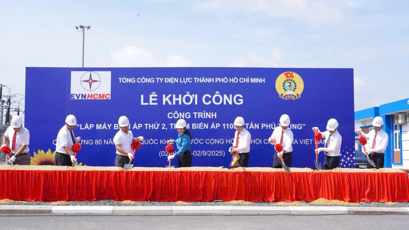 Lắp đặt MBA thứ 2 TBA 110kV Tân Phú Trung